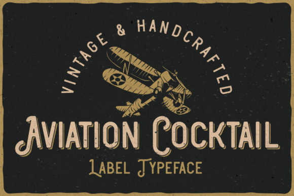 Aviation Cocktail: A Display Font for Standout Branding