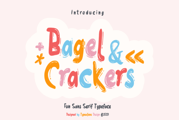 Bagel Crackers: A Fun Display Font for Playful Web Brands
