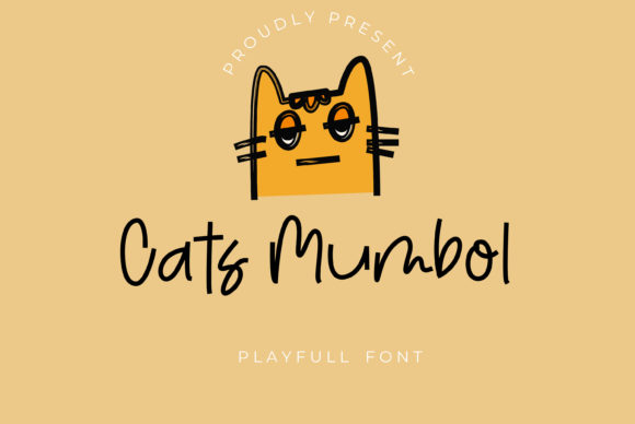 Cats Mumbol: A Display Font for Modern Campaign Creators