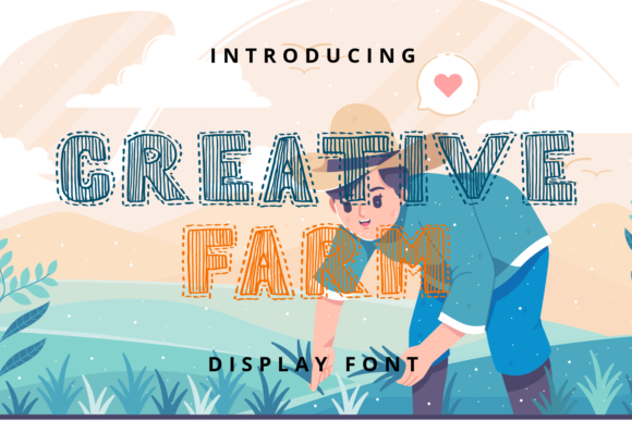 Creative Farm: A Playful Display Font That Lifts Your Brand