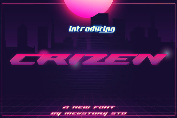 Crizen: A Sporty Display Font for Bold Web Experiences