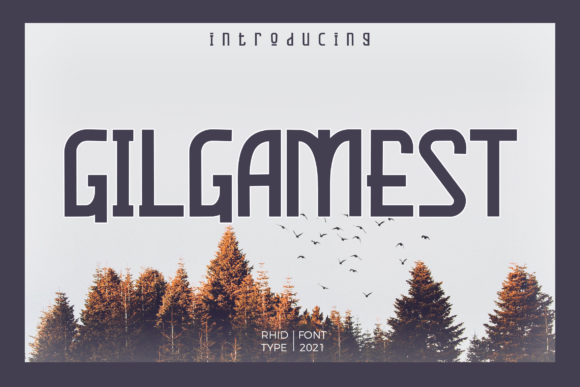Gilgamest Display Font for Handmade Creators