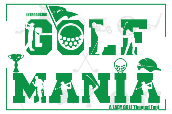 Golf Mania: A Bold Display Font for Stronger Campaigns