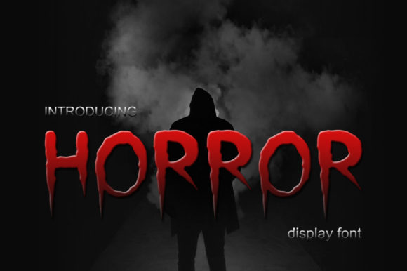 Horror: A Spooky Display Typeface for Bold Digital Moments