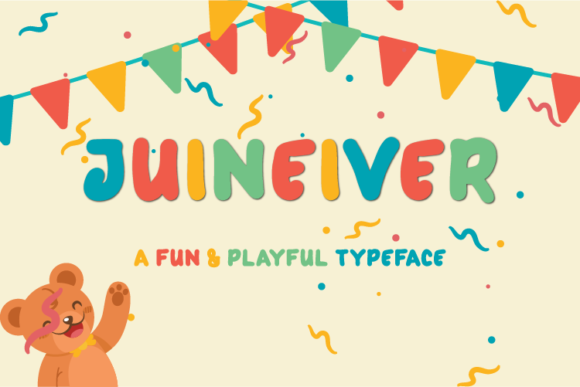 Juineiver: A Whimsical Display Font That Brings Joy to Small Business Branding