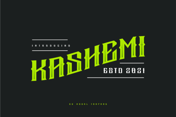 Kashemi: A Clean, Versatile Display Font for Digital Design