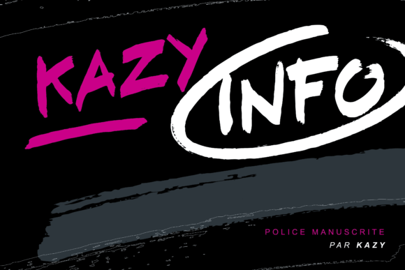 KAZYinfo: A Versatile Display Font for Bold Branding