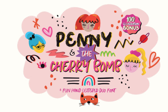 Penny the Cherry Bomb: A Display Typeface for Bold Campaigns