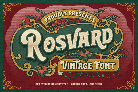 Rosvard: A Bold Display Font for Editorial Design