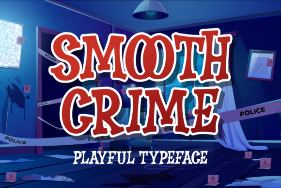 Smooth Crime: A Bold Display Font for Web Design