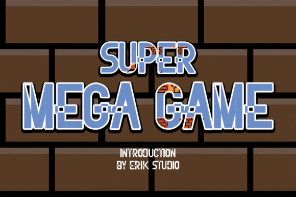 Super Mega Game: A Bold Display Font That Makes Small Brands Stand Out