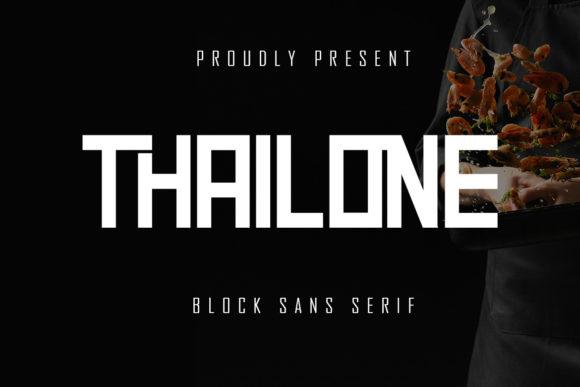Thailone: A Sharp Display Font That Makes Small Brands Unforgettable
