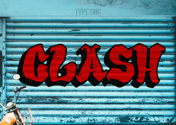The Clash Font: A Graffiti Typeface for Crafters