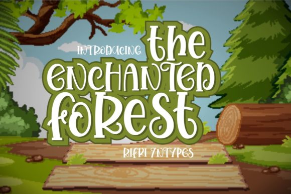 The Enchanted Forest Font: A Playful Display Typeface for Campaigns