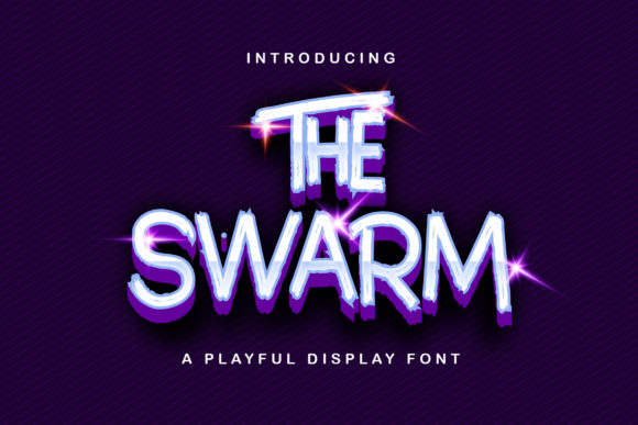 The Swarm Font: A Playful Display Typeface for Bold Branding