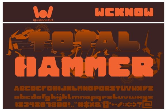 Total Hammer: A Bold Display Font for Memorable Branding